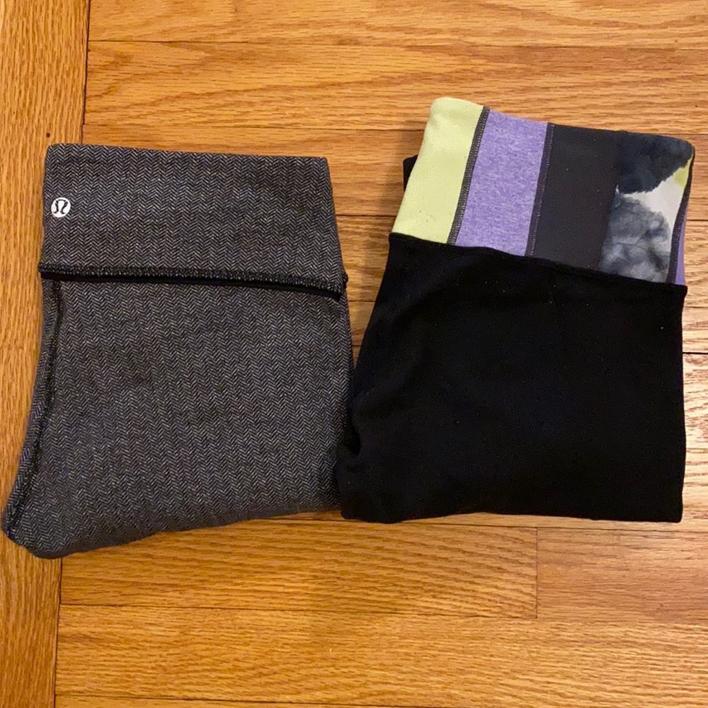 Lululemon wonderunder leggings, Size 6, pre-owned